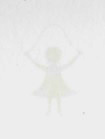 girl skipping rope, darkenned