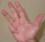 count of eight with 4 fingers